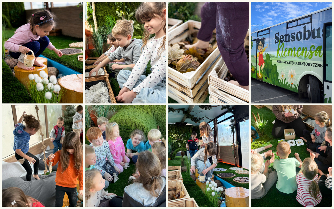 Sensobus – mobilne zajęcia sensoryczne inspirowane naturą