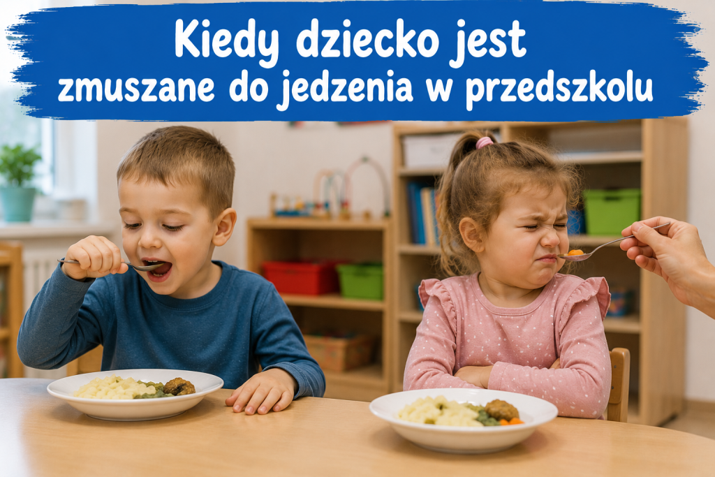 Kiedy dziecko jest zmuszane do jedzenia w przedszkolu
